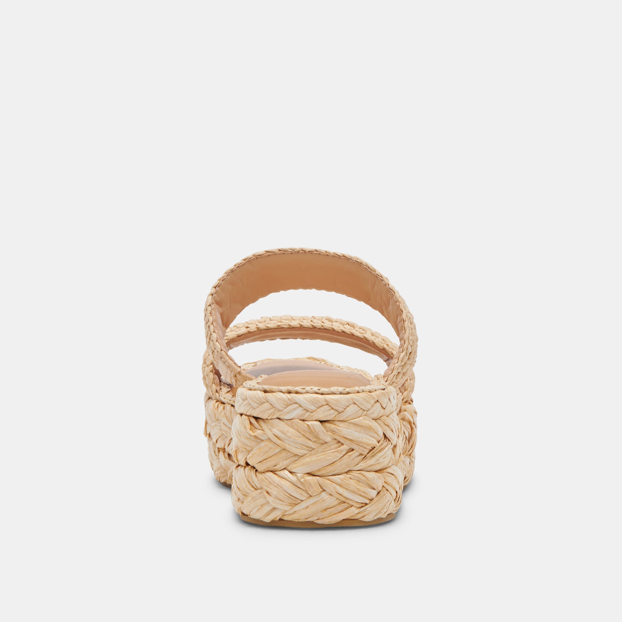 CORLA Women's Natural Raffia Sandals - Lightweight Comfortable Summer Beach Sandals for Women | Perfect for Vacation, Poolside, and Casual Outings
