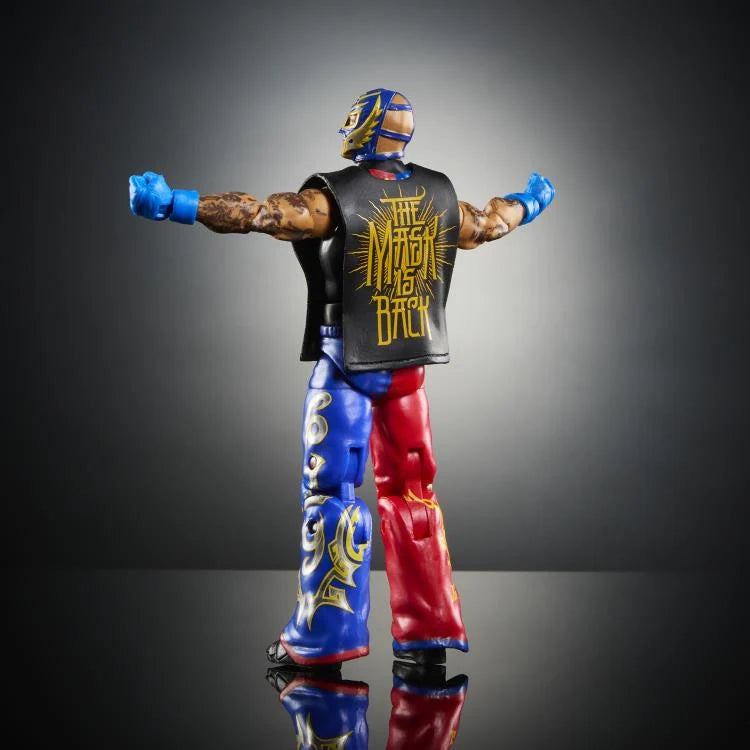 Rey Mysterio WWE Elite Collection Greatest Hits 2025 Action Figure - Authentic Wrestling Collectible for Fans & Display - Perfect for Home Decor, Gift Giving, and WWE Memorabilia Collections