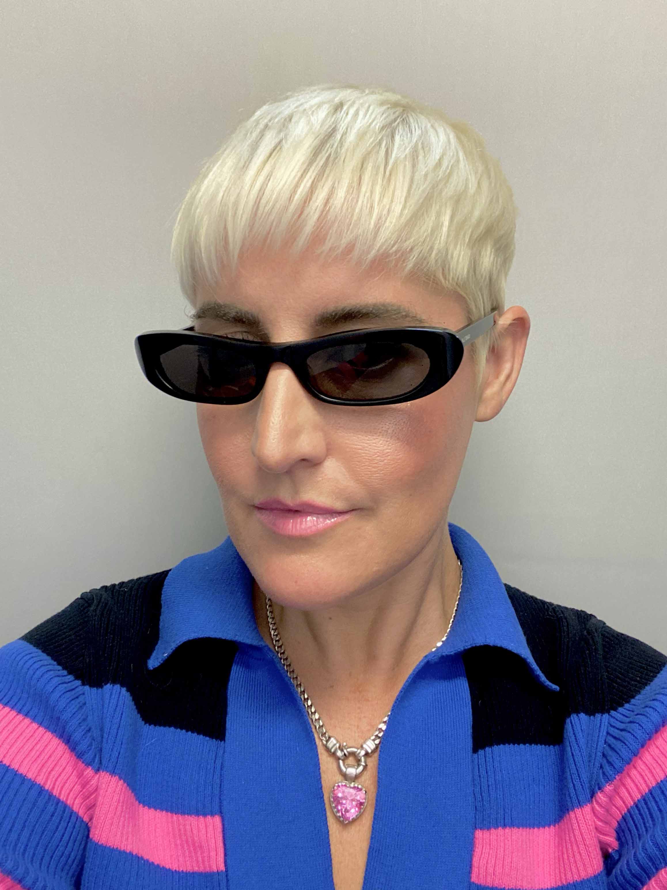 Saint Laurent SL 557 001 Black Sunglasses for Men & Women - Luxury Designer Shades for Driving, Beach & Outdoor Activities