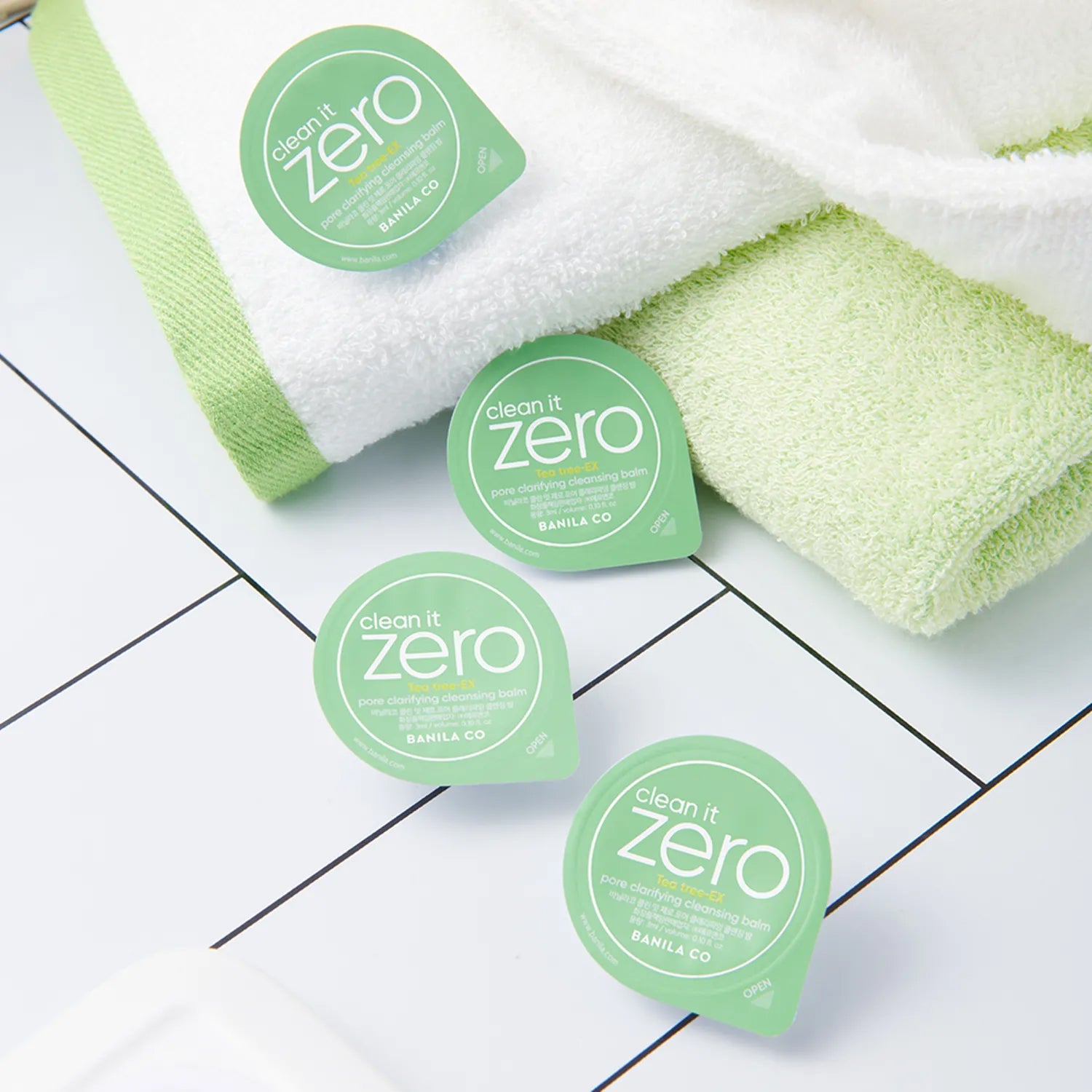 Banila Co Clean It Zero Pore Clarifying Cleansing Balm Travel Kit - 16 x 3ml Mini Size for Deep Cleansing & Pore Care | Perfect for Travel, Gym & On-the-Go Skincare Routine