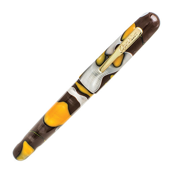 Conklin All American Fountain Pen - Yellowstone Limited Edition Luxury Writing Pen for Calligraphy & Signature - Perfect for Gifts, Collectors & Office Use