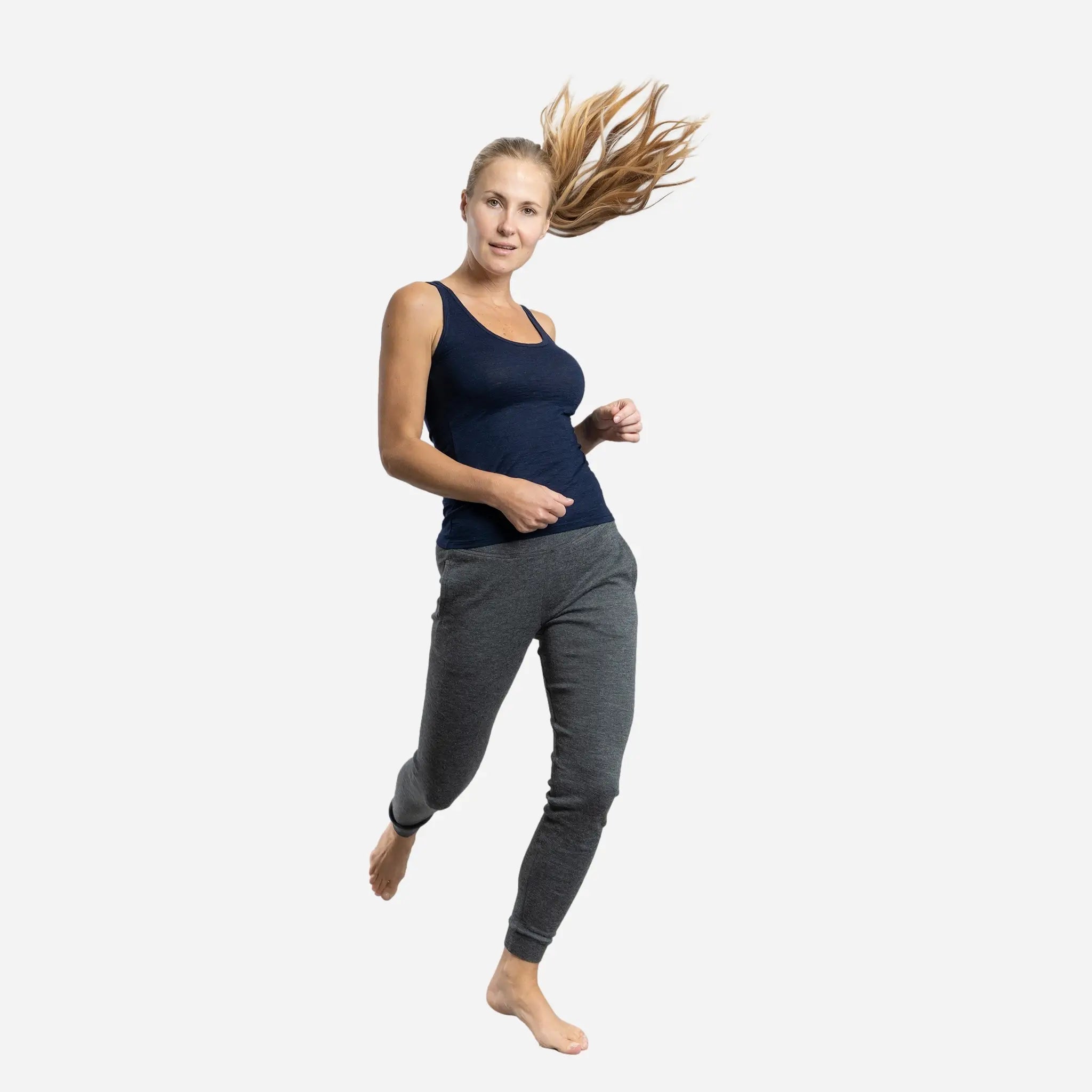 Premium Women's Alpaca Wool Joggers - Ultra Soft 300 Lightweight Fleece Lounge Pants for Yoga, Travel & Winter Comfort