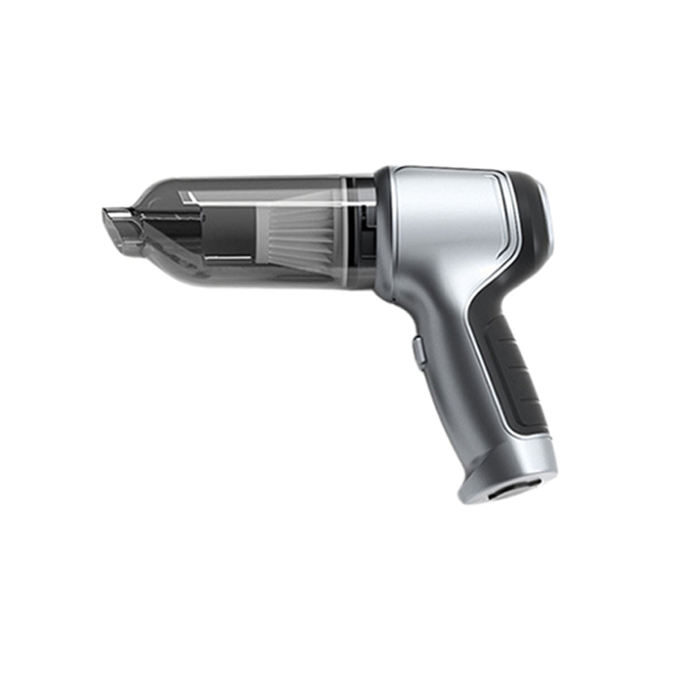 ANYCO Anymob Basic Mini Cordless Vacuum Cleaner - Lightweight Handheld Vacuum with 2 Washable Filters (Silver) | Perfect for Car, Home, Office & Pet Hair Cleaning