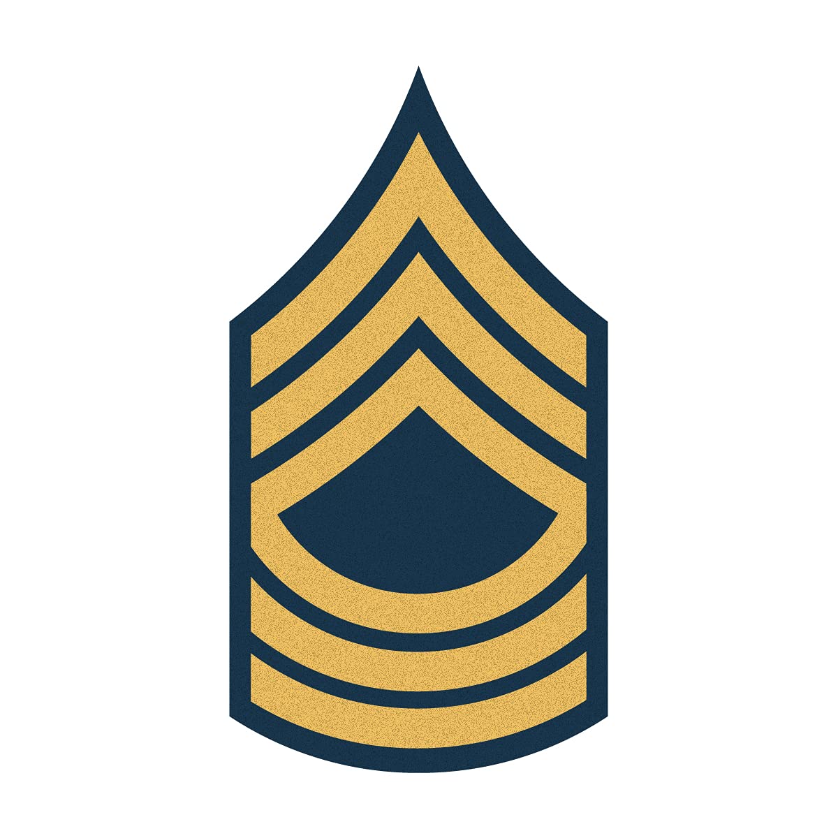 US Army Master Sergeant E-8 9 Inch Reflective Vinyl Decal - Military Rank Mug Design - Perfect for Coffee Cups, Tumblers & Gifts