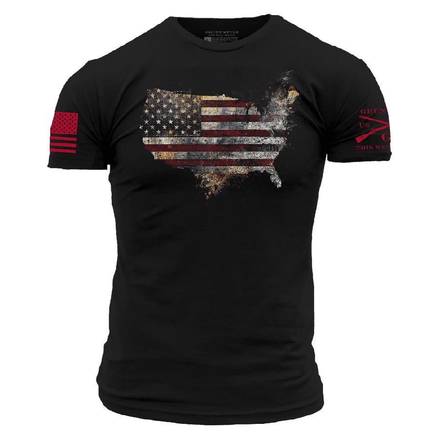 Red Blood Nation Graphic T-Shirt for Men & Women - Black Cotton Tee - Perfect for Casual Wear, Street Style & Everyday Outfits