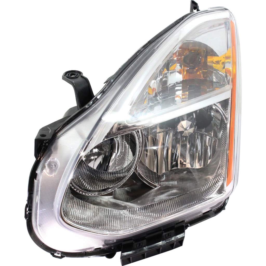 2009-2010 Nissan Rogue Driver Side Headlight Assembly Replacement - Compatible with NI2502204 & 26060-JM70A - Perfect for Night Driving and Foggy Conditions