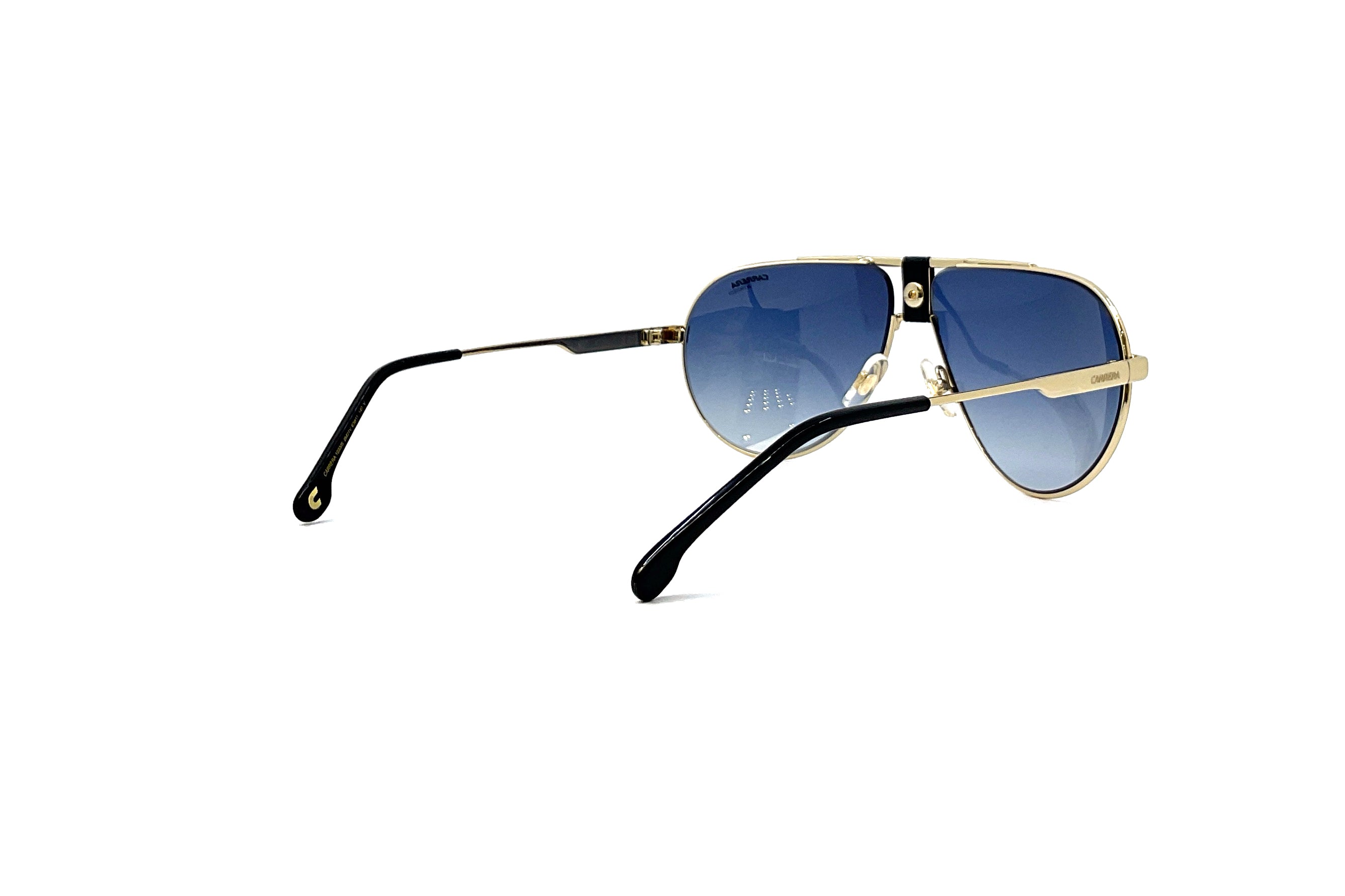 Carrera 1033/S Black Gold Sunglasses - Polarized UV Protection for Men & Women - Perfect for Driving, Running, and Outdoor Activities