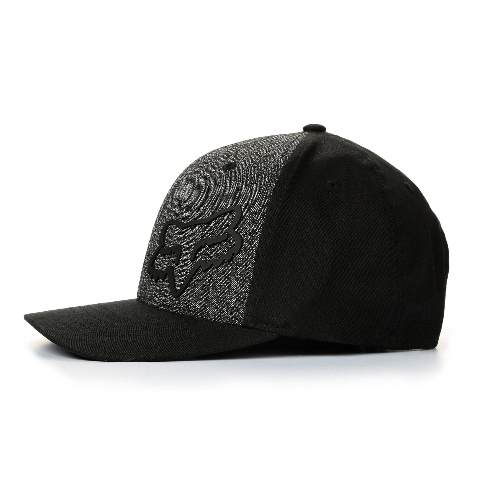 Fox Forty Five 110 Snapback Hat - Black/Black Adjustable Baseball Cap for Men & Women - Perfect for Sports, Casual Wear & Street Fashion