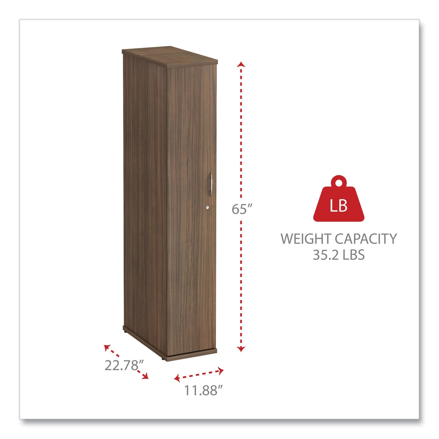 Alera Valencia Series Wardrobe Closet - 11.88