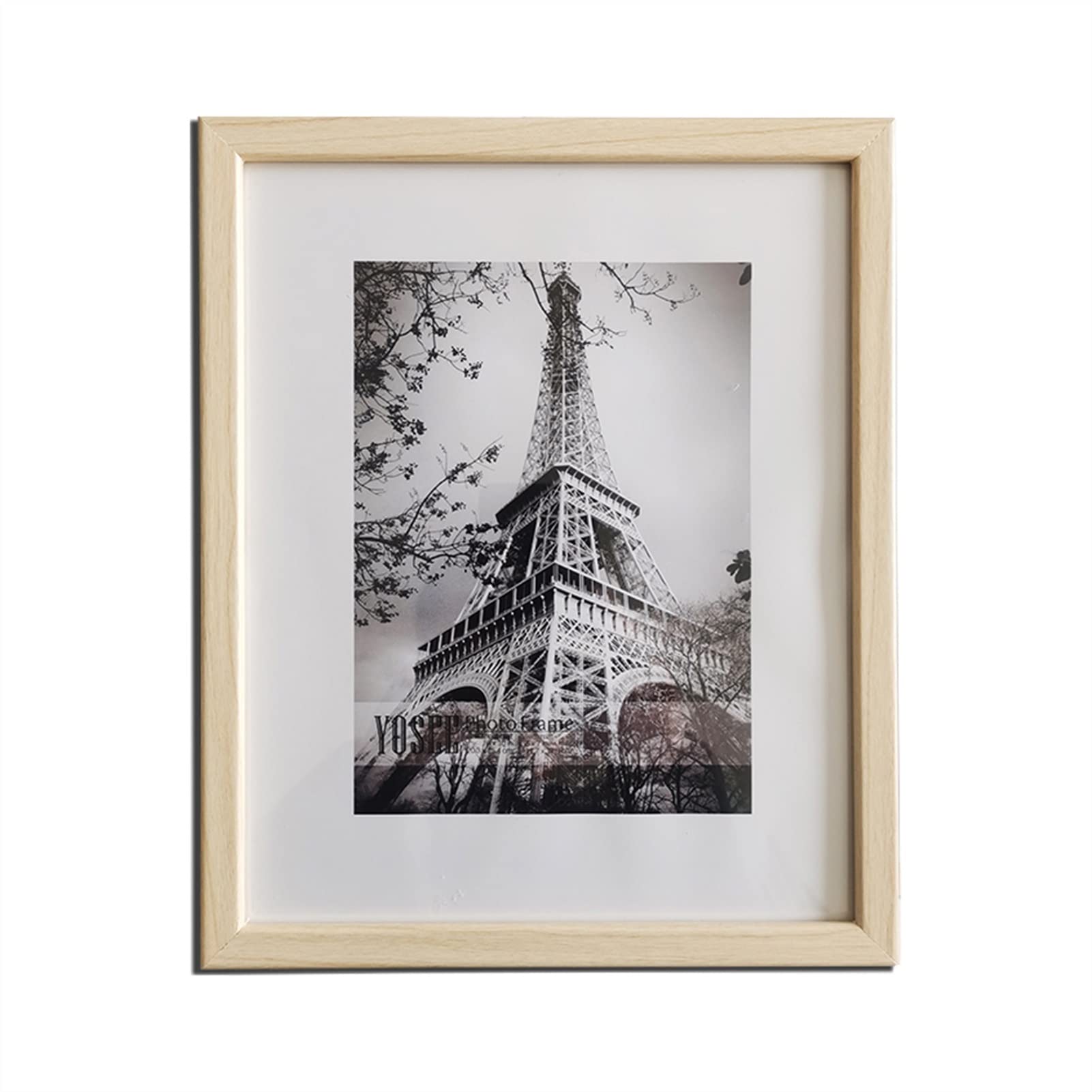 9x13 13x18 20x25cm Glass Photo Frame Set of 2 - Classic Wall & Desktop Picture Frames for Home Decor, Office Display & Gift Giving