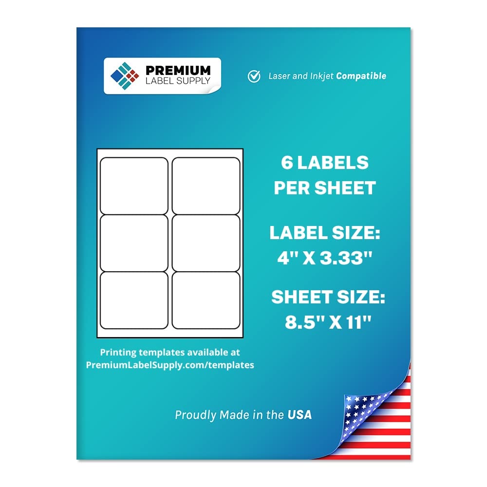 Premium White FBA Sticker Labels 4