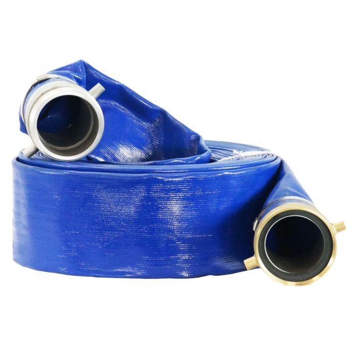 3 Inch x 25 Foot Heavy Duty Water Pump Discharge Hose - Flexible, Durable & Kink-Free for Irrigation, Drainage & Construction Use