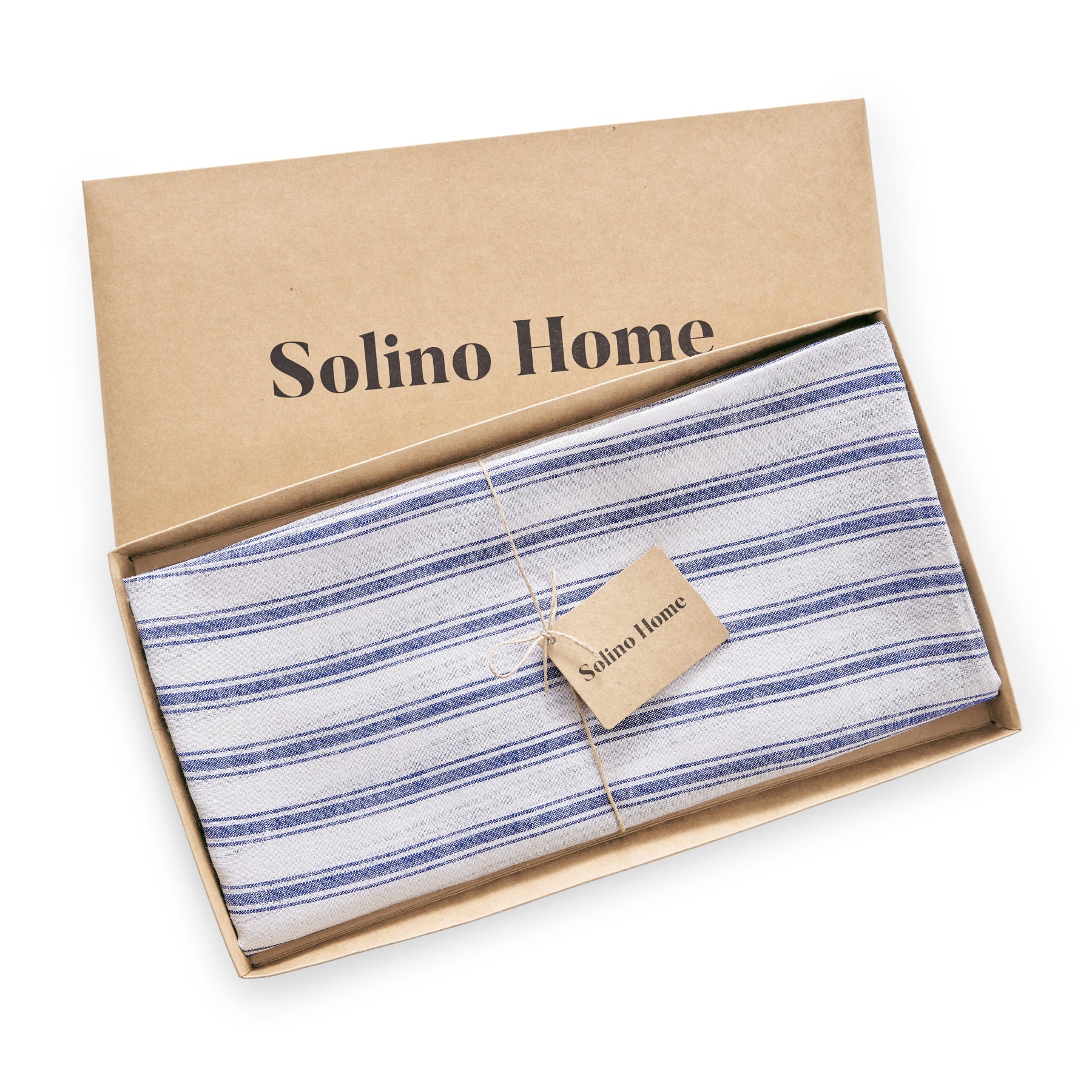 Stylish Capri Ticking Stripe Round Tablecloth - Waterproof & Washable - Perfect for Dining Room, Kitchen, or Outdoor Picnic
