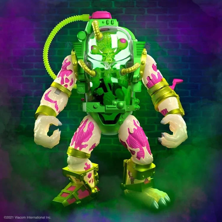 Teenage Mutant Ninja Turtles ULTIMATES! Mutagen Man Glow-in-the-Dark Exclusive Action Figure - Collectible TMNT Toy for Fans & Display, Perfect for Home Decor, Office Display, and Gift Giving