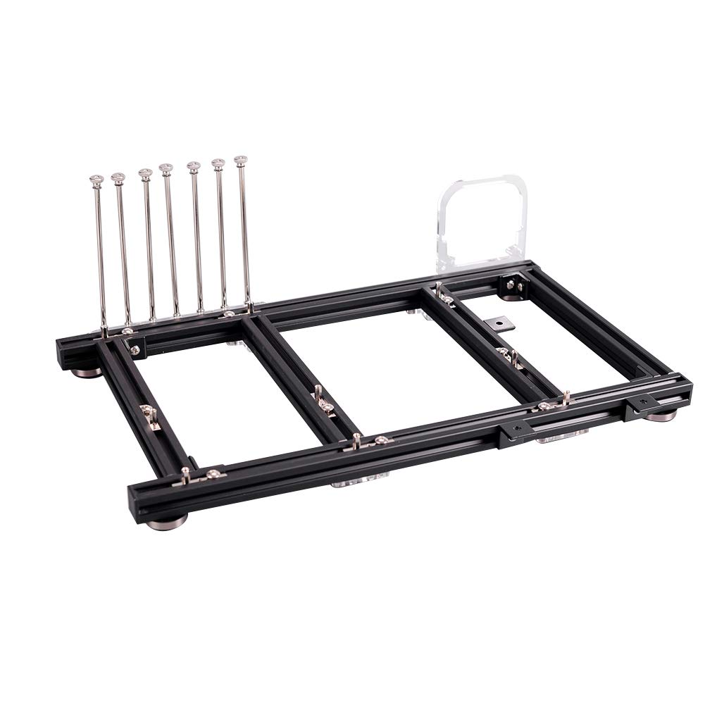 VBESTLIFE DIY Open Frame ATX PC Case - Aluminum Alloy Computer Chassis for Overclocking & Hardware Testing | Perfect for Gaming Rigs, Workstations & PC Builders
