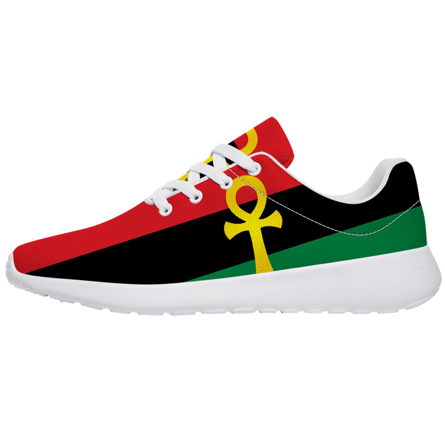 African Print Unisex Tennis Shoes - Anti-Slip Cross Trainer Running Sneakers for Men & Women | Fashionable Walking Shoes | Perfect Gift for Him & Her | Ideal for Gym, Jogging, and Casual Wear