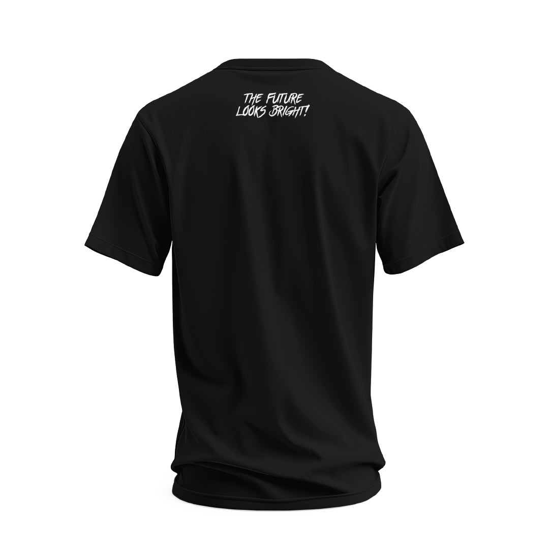 Future Looks Bright Black Business Is War Raise the Bar Motivational Short Sleeve T-Shirt for Entrepreneurs & Business Owners - Perfect for Work, Networking & Daily Inspiration