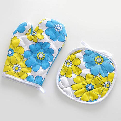 Heat-Resistant BBQ Oven Gloves - Premium Kitchen Accessories for Baking, Grilling & Microwave Use - Anti-Scalding Insulated Mitts for Cooking, Baking & Outdoor BBQ - Perfect Kitchen Gadgets & Essential Cooking Supplies