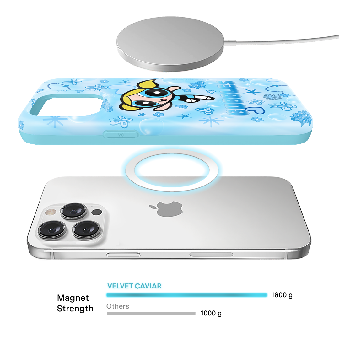 The Powerpuff Girls Bubbles iPhone Case - Cute Cartoon Character Phone Cover for iPhone 13/12/11/XR - Perfect for Kids, Teens & Fans - Great for School, Work & Everyday Use