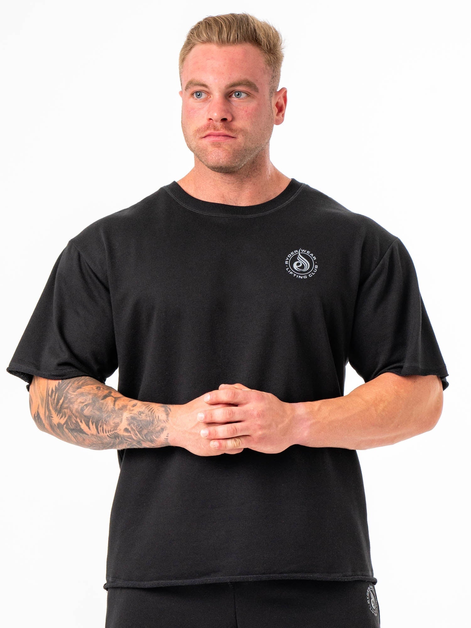 Premium Box Fleece T-Shirt for Men & Women - Soft & Comfortable Black Crewneck Tee - Perfect for Casual Wear, Gym, and Outdoor Activities