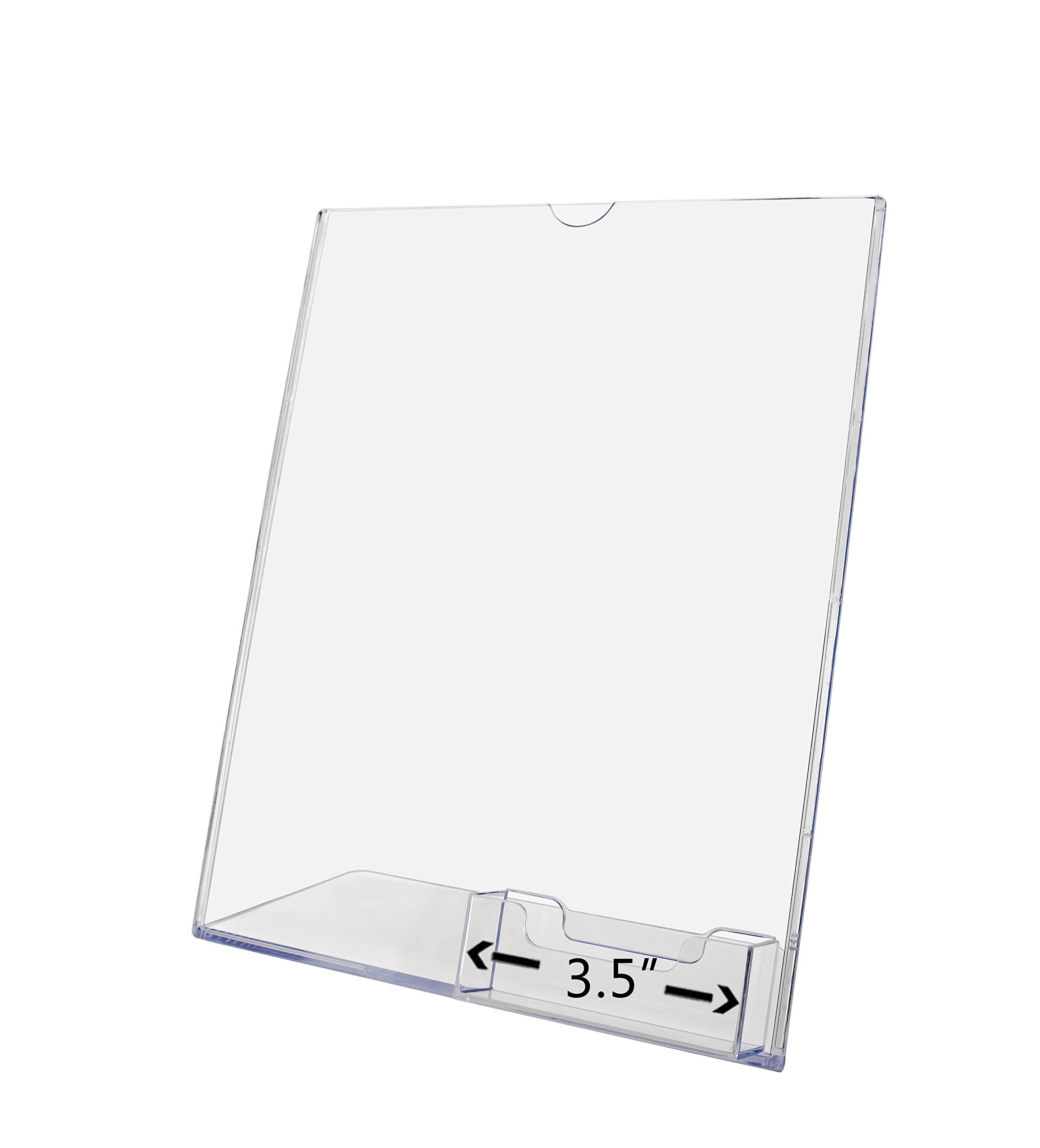 2 Pack Clear Acrylic Sign Holder for 8.5
