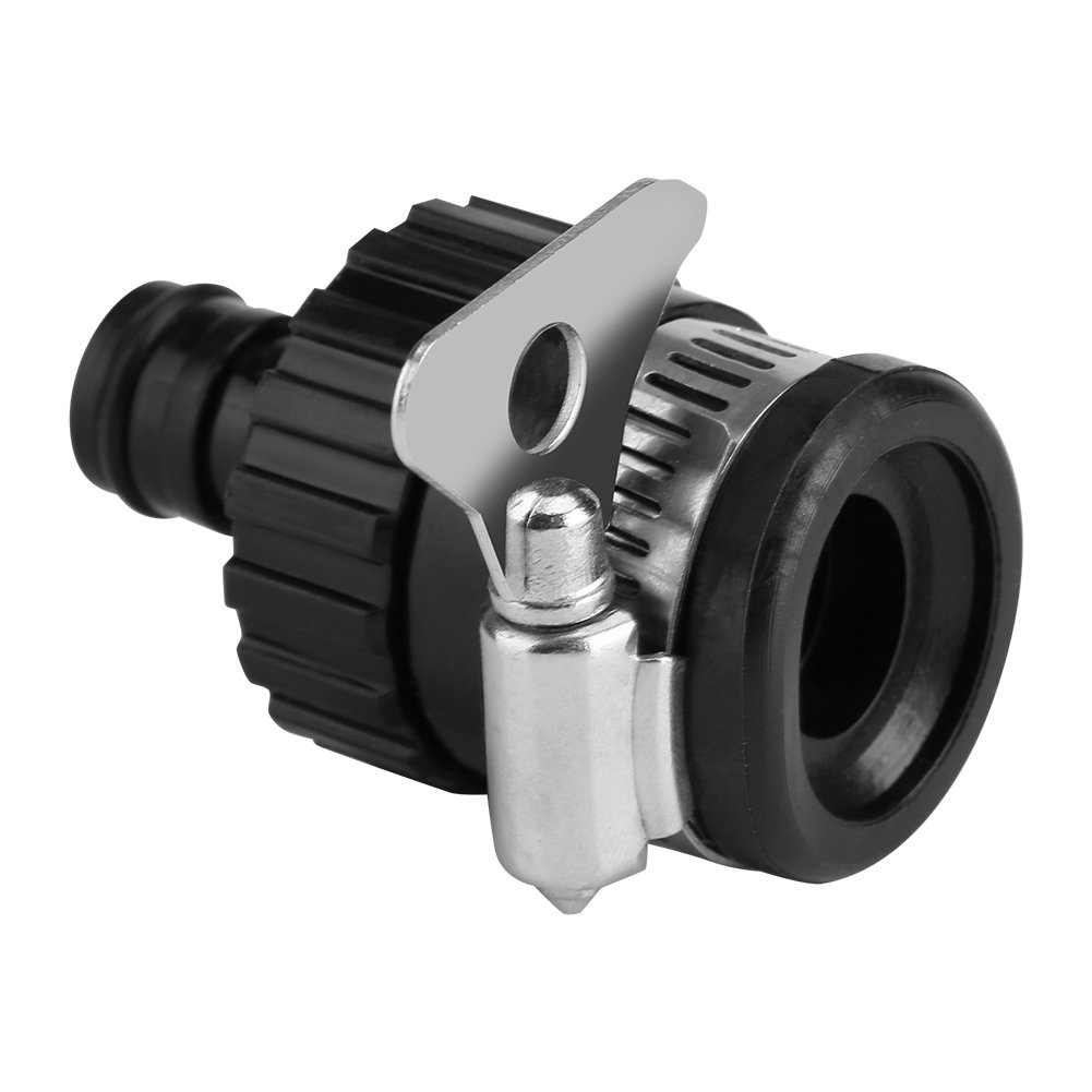 Universal Garden Hose Connector - Quick Connect Water Faucet Adapter for Lawn, Washing Machine & Outdoor Use (Fits Faucets Below 20mm Diameter) - Perfect for Gardening, Car Washing & Household Cleaning