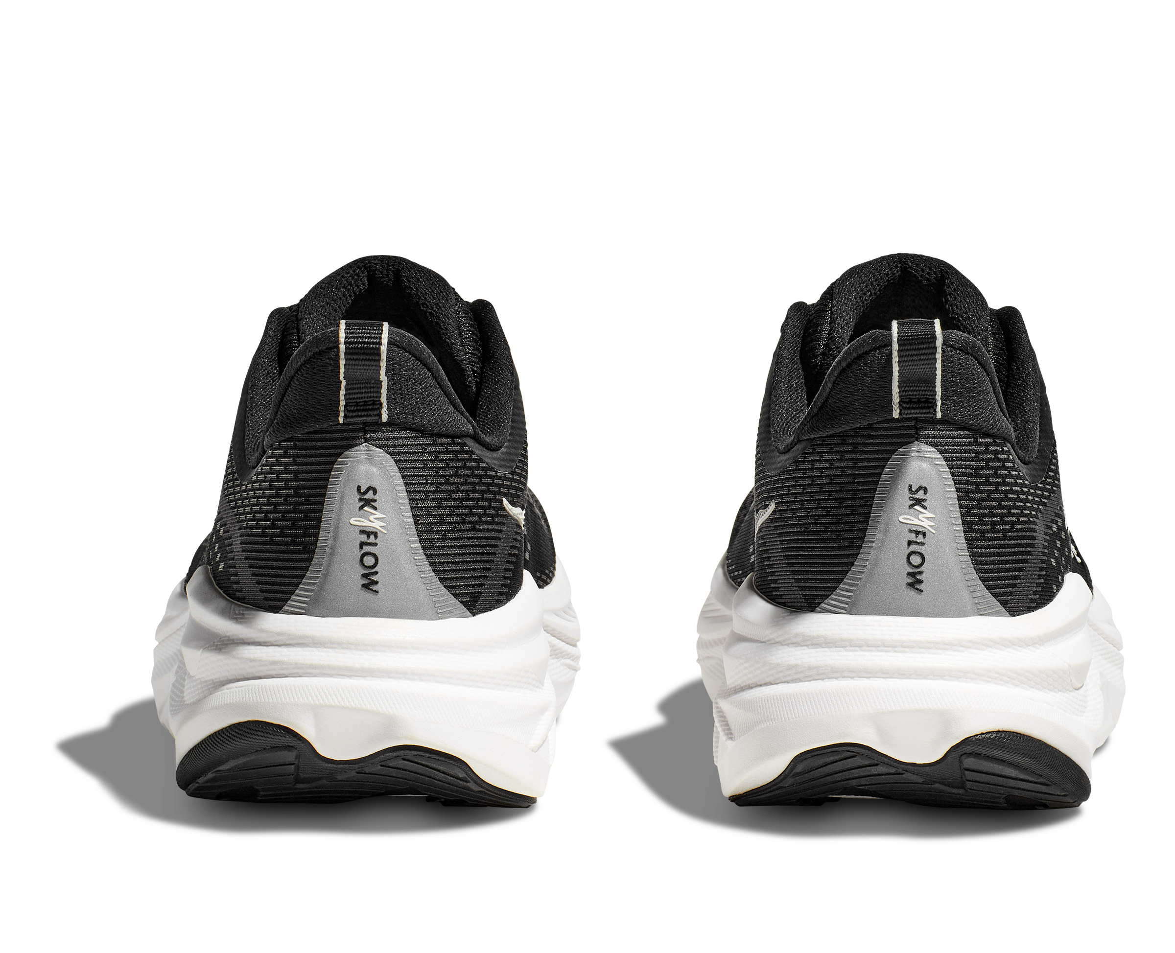 Skyflow Wide Men's Running Shoes - Black/White | Lightweight & Breathable for Jogging, Gym & Outdoor Activities