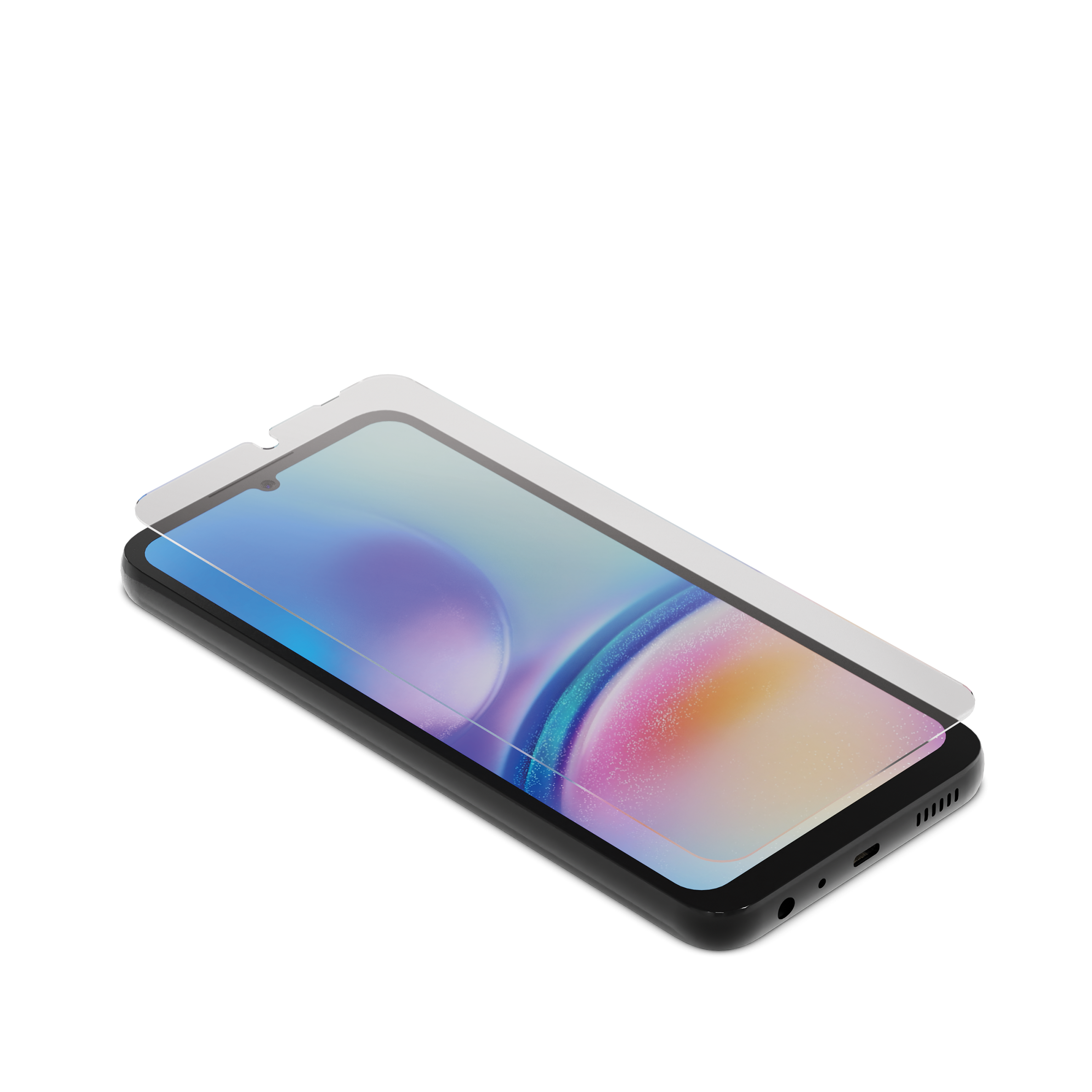 Tempered Glass Screen Protector for Samsung Galaxy A05S - HD Clear, Anti-Scratch, Bubble-Free - Perfect for Work, Gaming & Daily Use