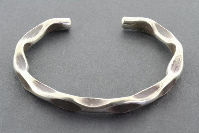 Dimpled Cuff Bracelet - Stylish & Comfortable Jewelry for Women - Perfect for Everyday Wear, Office & Special Occasions