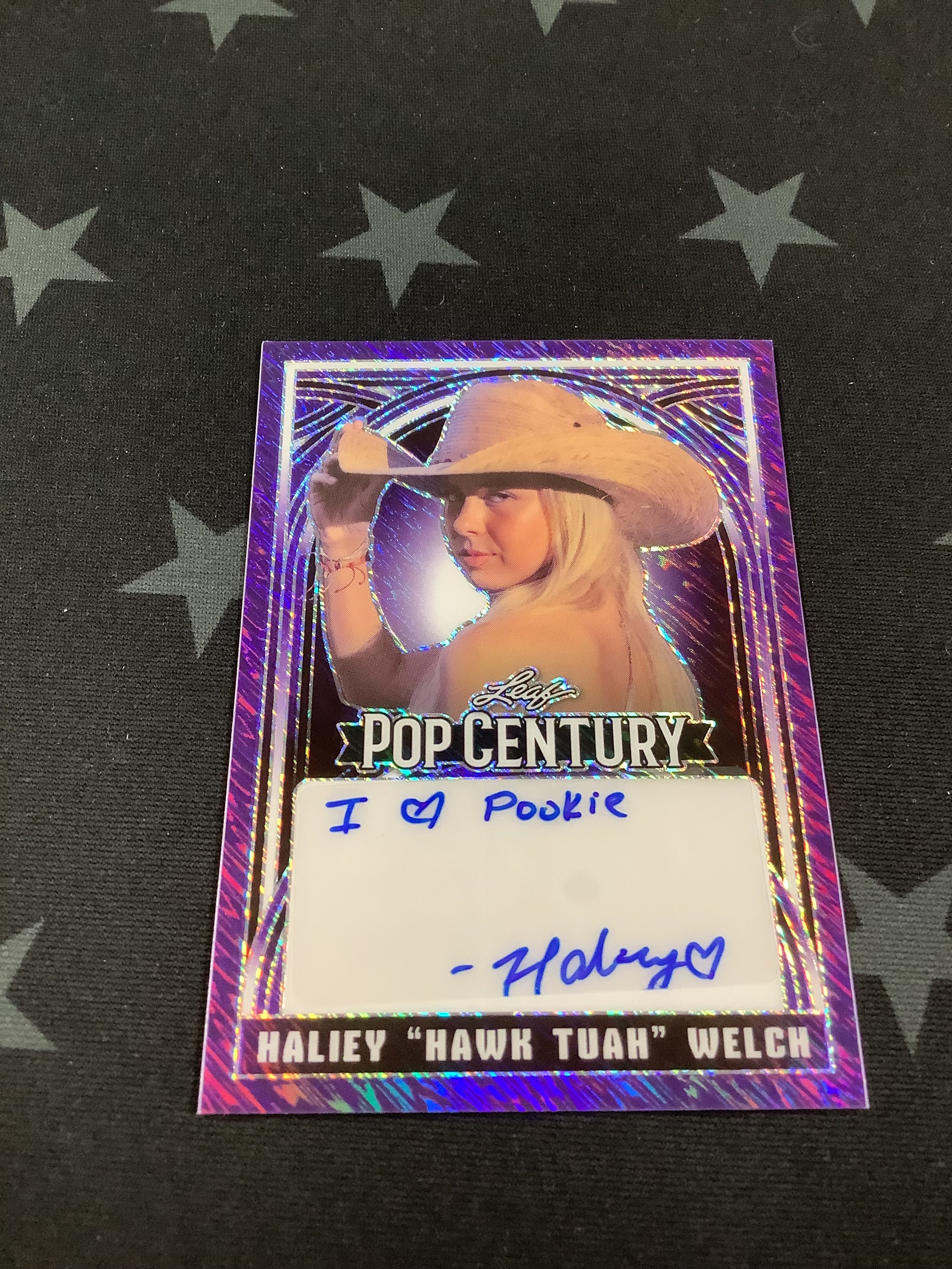 2024 Leaf Pop Century Hailey Welch Autographed Card /45 with Inscription - Perfect for Collectors, Sports Memorabilia Fans & Gift Giving