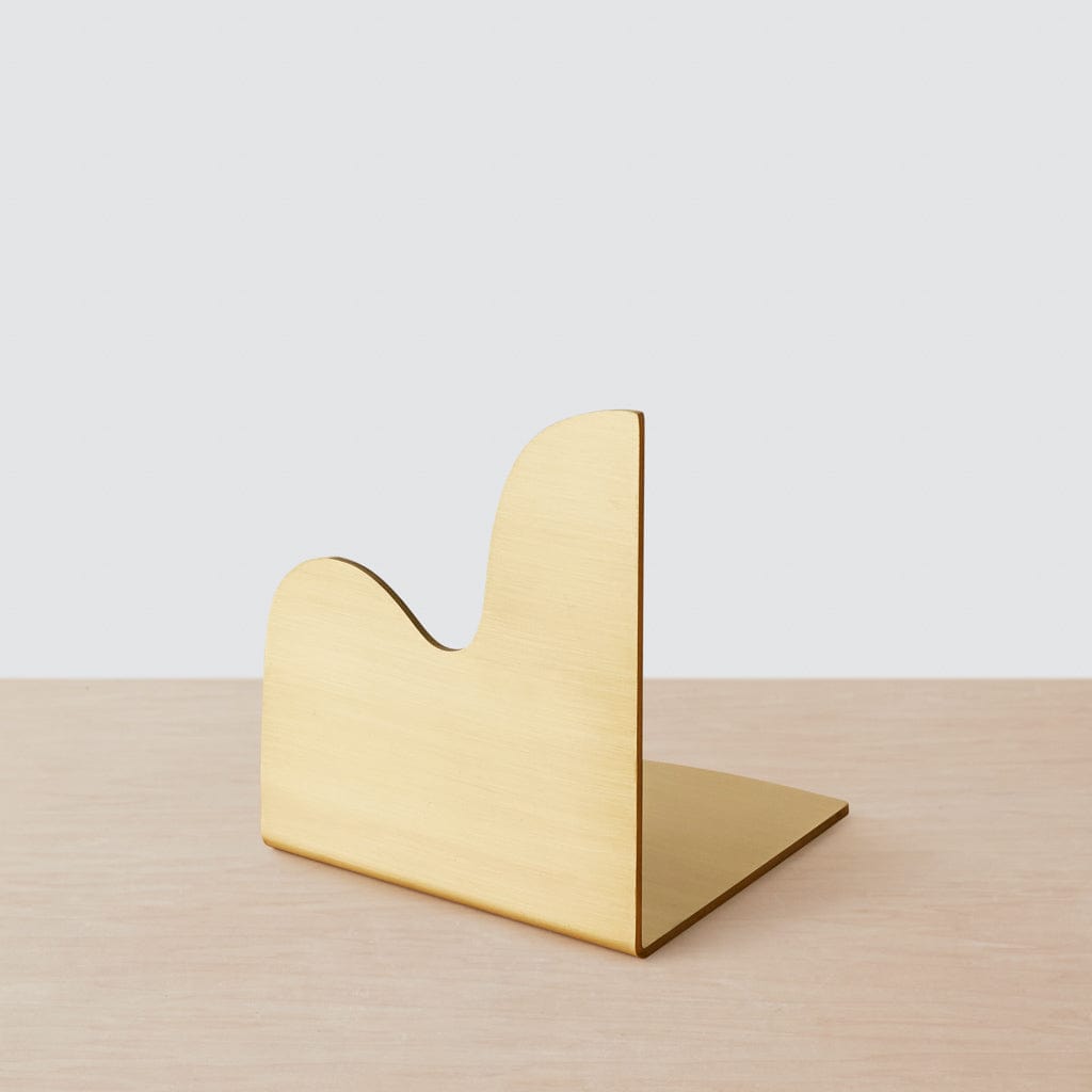 Vintage Brass Bookends - Heavy Duty Decorative Book Holders for Shelves, Office & Home Library Organization - Perfect for Books, Cookbooks & Display Items