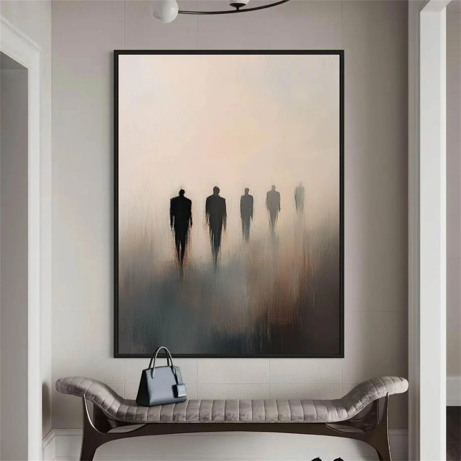 Abstract Painting #AB 271 - Modern Wall Art Decor for Living Room, Bedroom & Office | Large Canvas Artwork for Home & Office Decoration