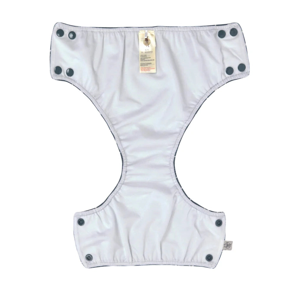 Lassig Snap Swim Diaper for Babies - Waterproof Reusable Swimwear, Jags Blue Design - Perfect for Pool, Beach & Water Play