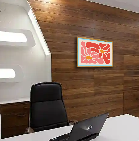 13x19 Designer Wood Snap Frames for Posters - 1 Inch Wide Matboard - Perfect for Home Decor, Office Displays & Art Exhibitions