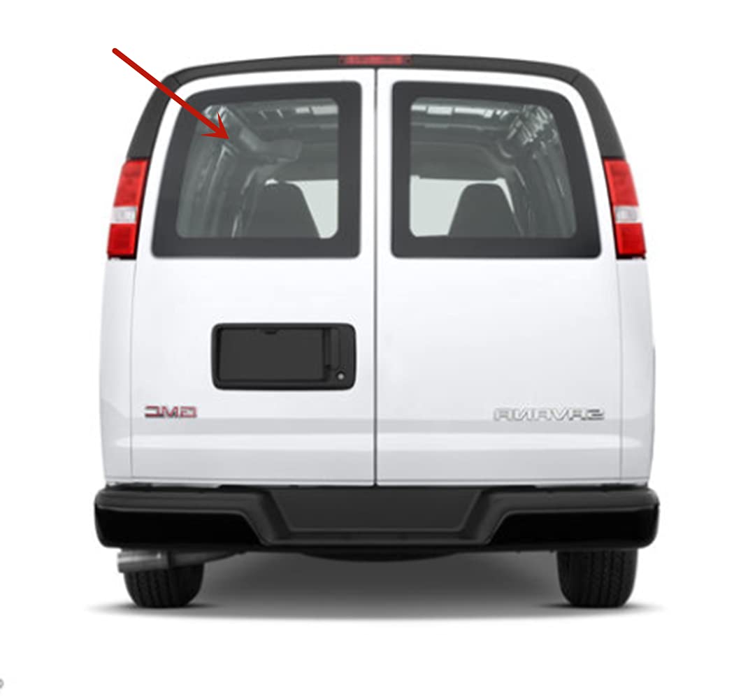 Chevrolet Express GMC Savana 1996-2002 Left Side Stationary Back Window Glass Replacement - Durable OEM Fit for Cargo Vans & Passenger Models - Perfect for Work Trucks, Delivery Vehicles & Family Road Trips