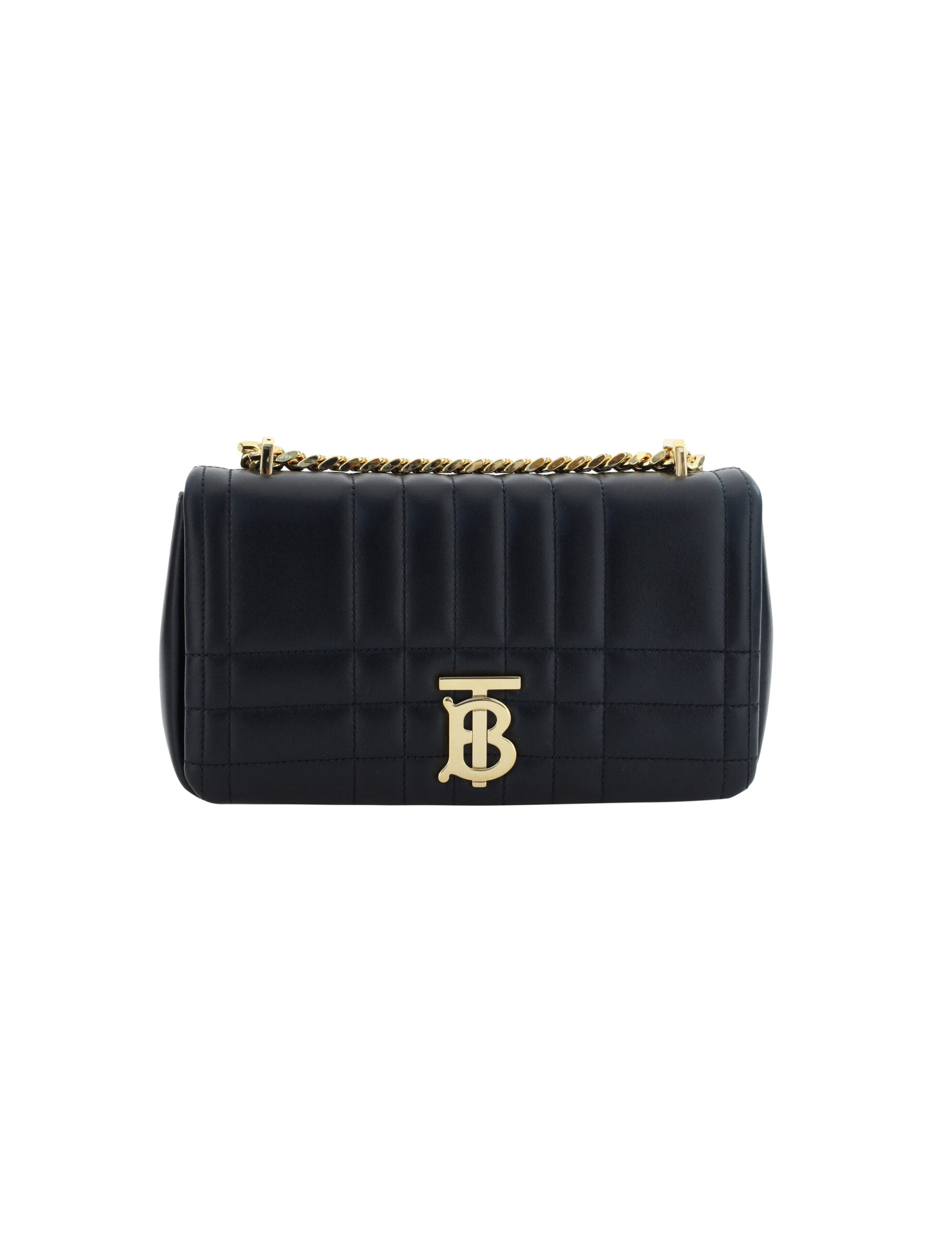 Burberry Quilted Leather Small Lola Shoulder Bag with Chain Strap in Black | 2024 Collection | Perfect for Work, Evening Out & Luxury Fashion Accessory