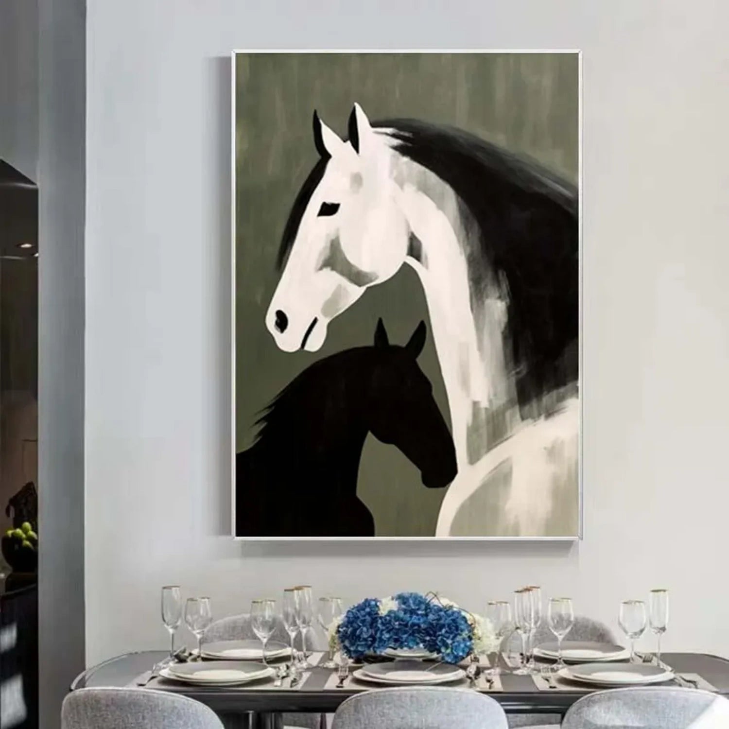 Animal Art Painting #AP156 - Handmade Wildlife Canvas Art for Home & Office Decor - Perfect for Living Room, Bedroom, or Gift