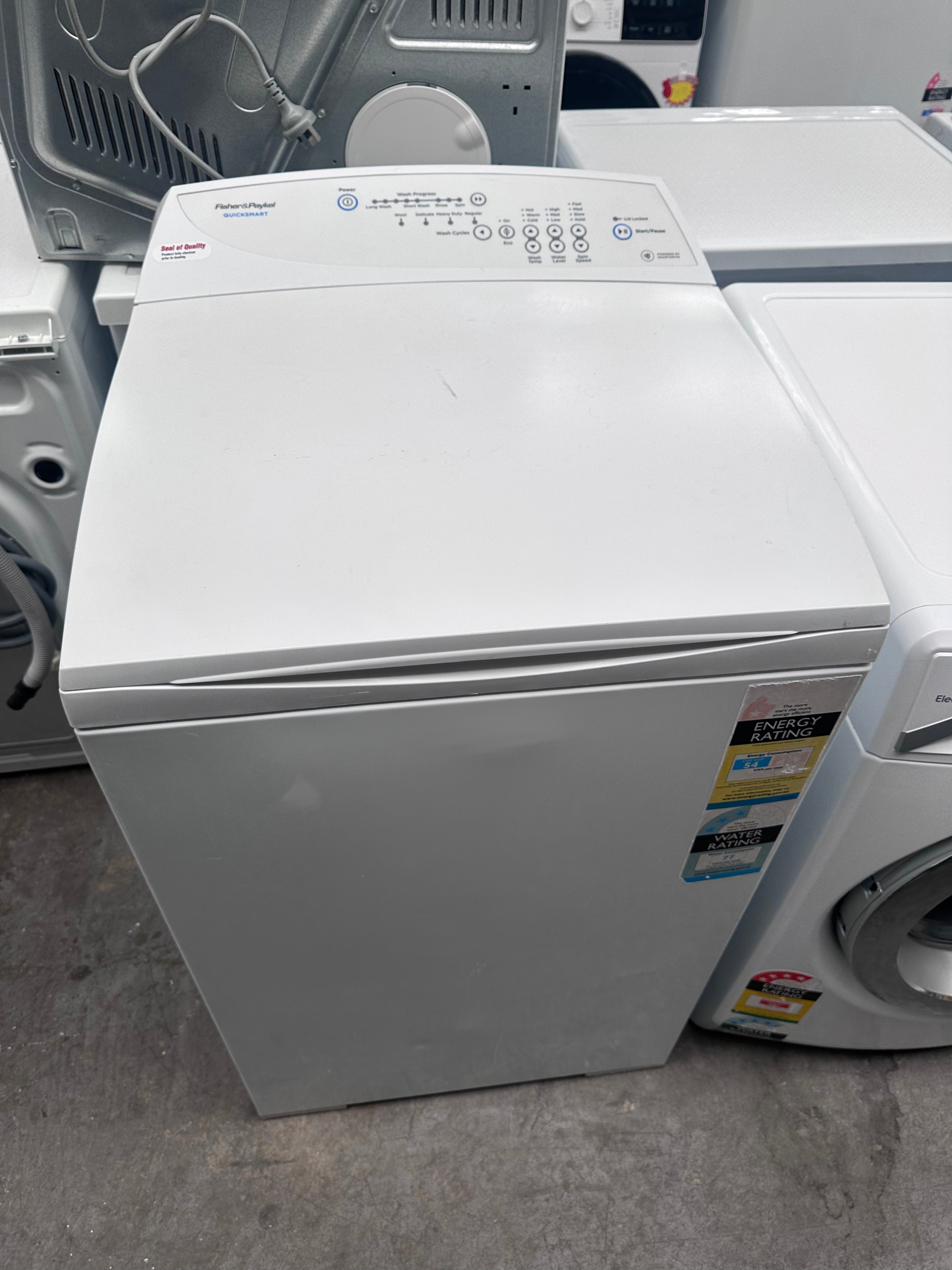 Fisher & Paykel 5.5kg Top Load Washing Machine - Certified Refurbished, Latest Model | Perfect for Apartments, Small Homes & Laundry Rooms