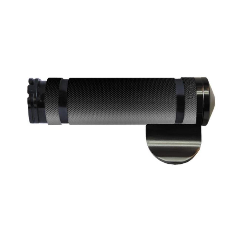 Avon Grips Chrome Air-SS Motorcycle Handlebar Grips with Throttle Assist AIR-99-BOSS - Comfortable Grip for Long Rides and Highway Cruising