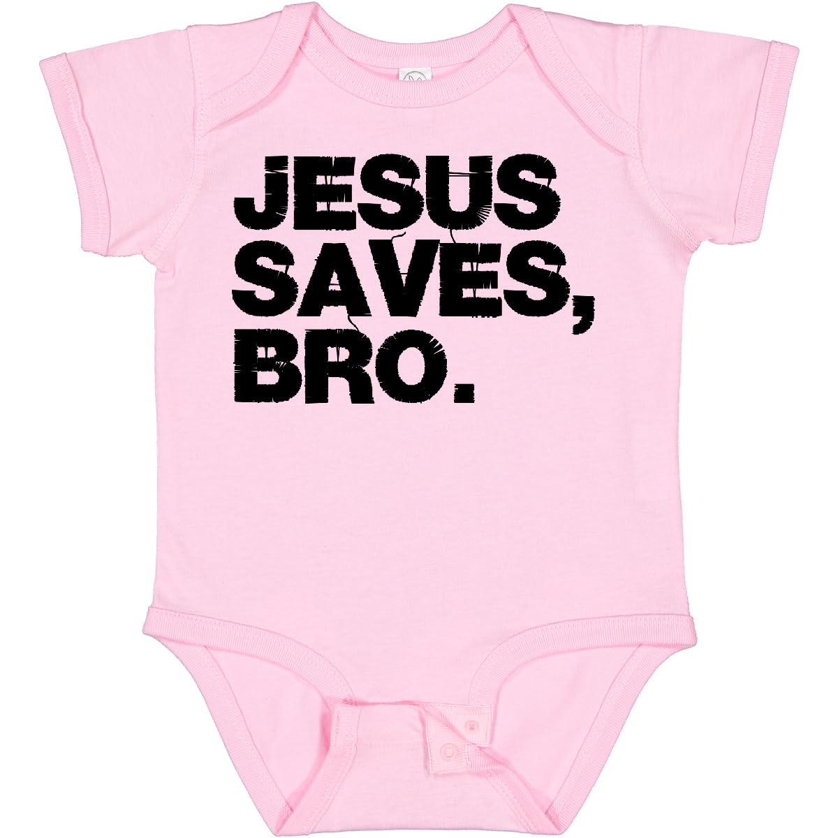 Inktastic Jesus Saves, Bro. Baby Bodysuit - Christian Infant Onesie for Church, Baptism & Family Gatherings