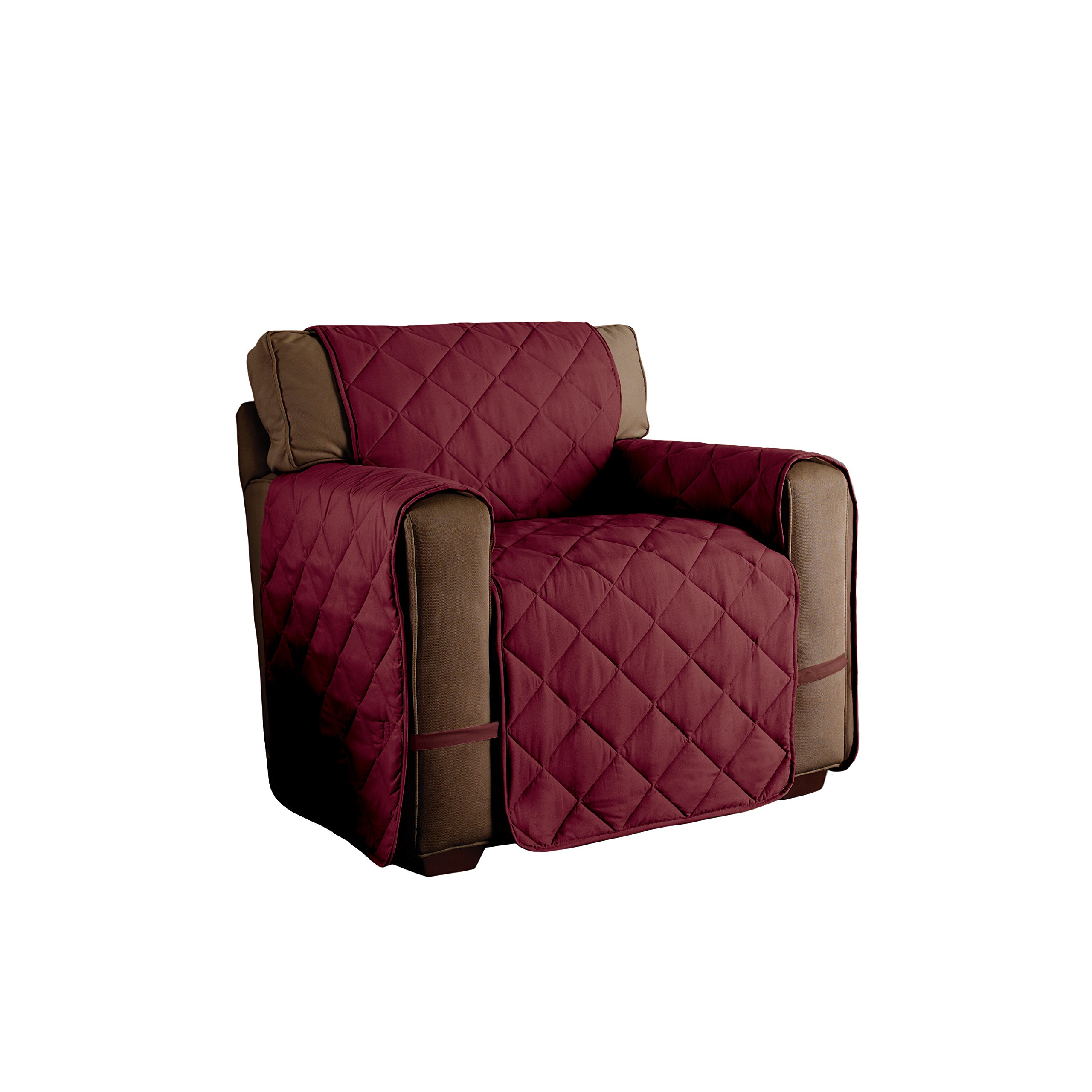 Premium Microfiber Furniture Protector for Chairs - Burgundy Red - Scratch & Stain Resistant - Perfect for Dining Room, Office, and Living Room Furniture Protection