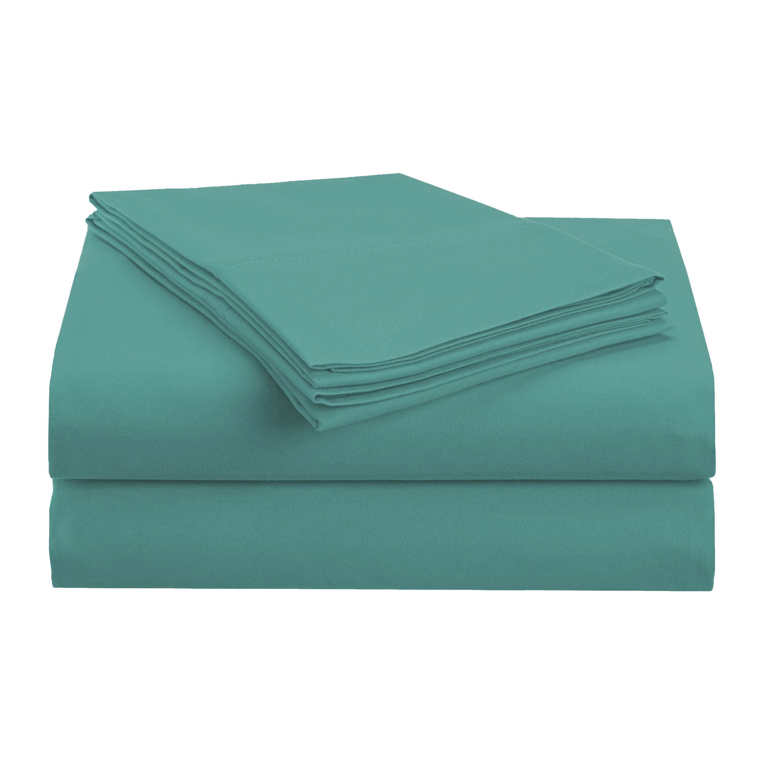 Soft Brushed Microfiber Deep Pocket 4-Piece Bed Sheet Set - Queen Size, Wrinkle & Fade Resistant - Perfect for Master Bedroom, Guest Room & Dorm Comfort