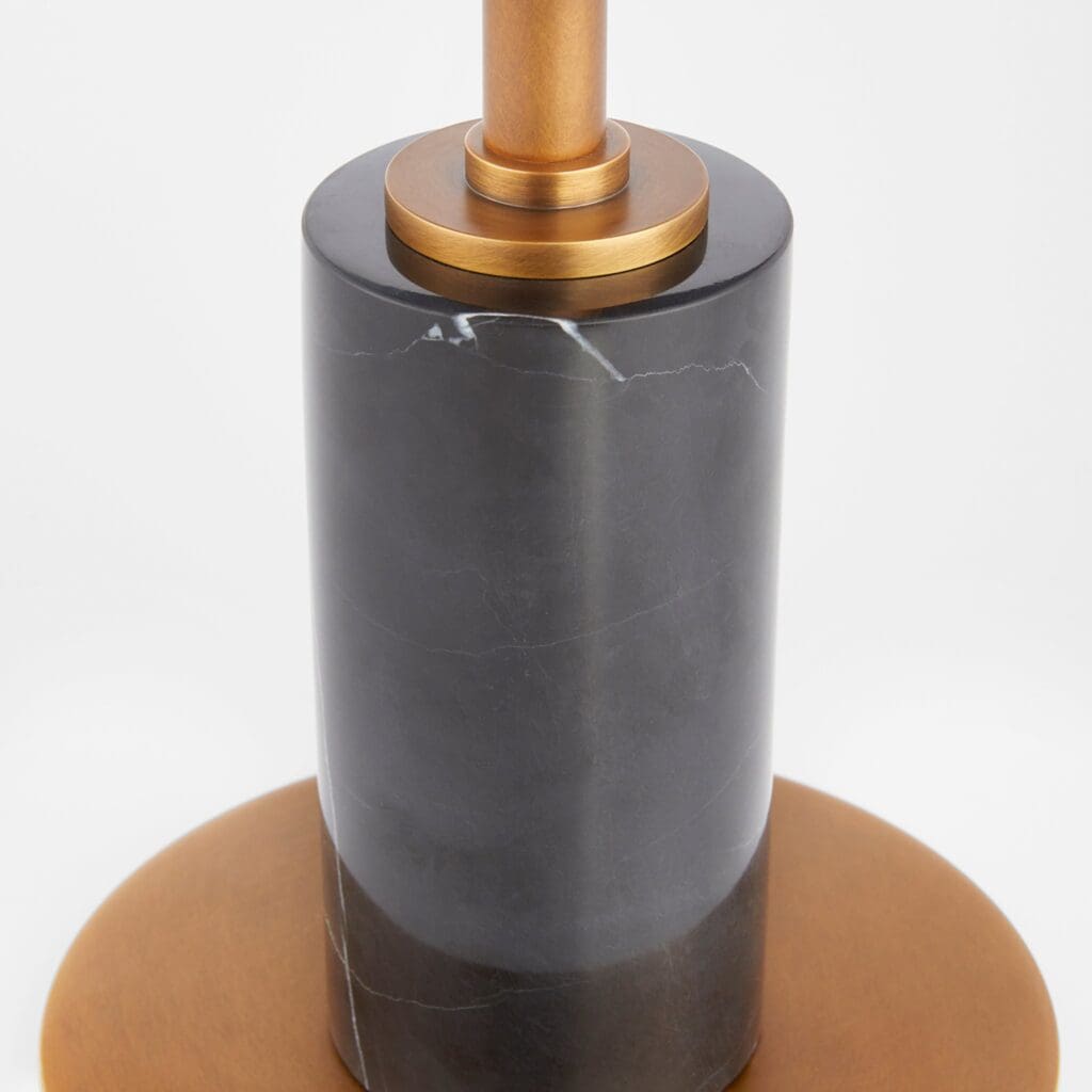 Cyan Design 11711 McArthur Table Lamp - Black & Brass Finish Modern Lighting for Living Room, Bedroom & Office Decor