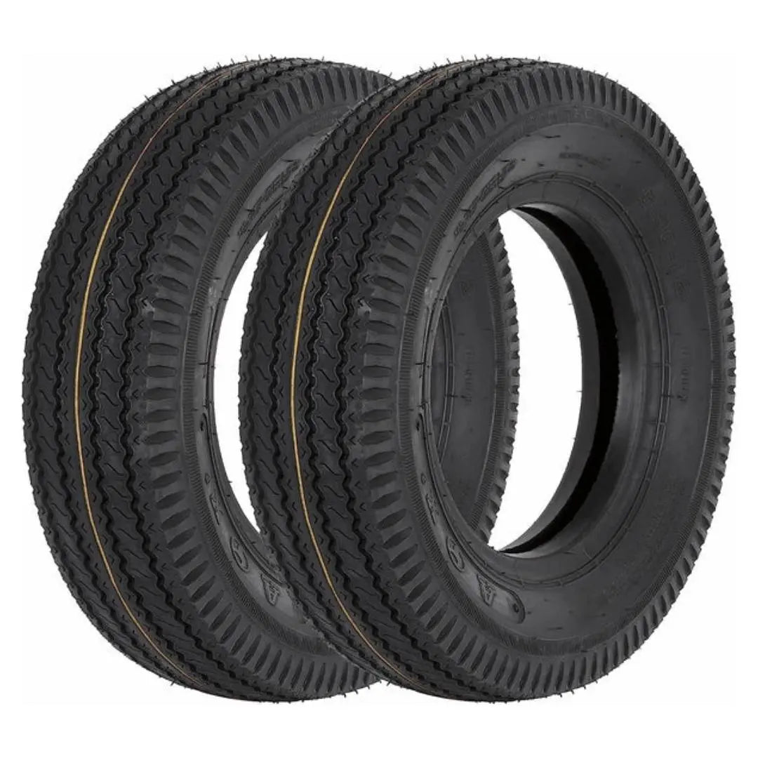 5.30x12 Trailer Tires - 2 Pack Heavy Duty 6PR Load Range C (LRC) - Perfect for Boat Trailers, Utility Trailers & Small Campers