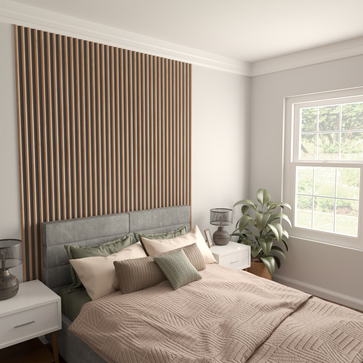 Premium Stain-Grade Hardwood Slats - Half Round Design for DIY Furniture & Home Decor Projects - Perfect for Bed Frames, Benches, and Wall Paneling