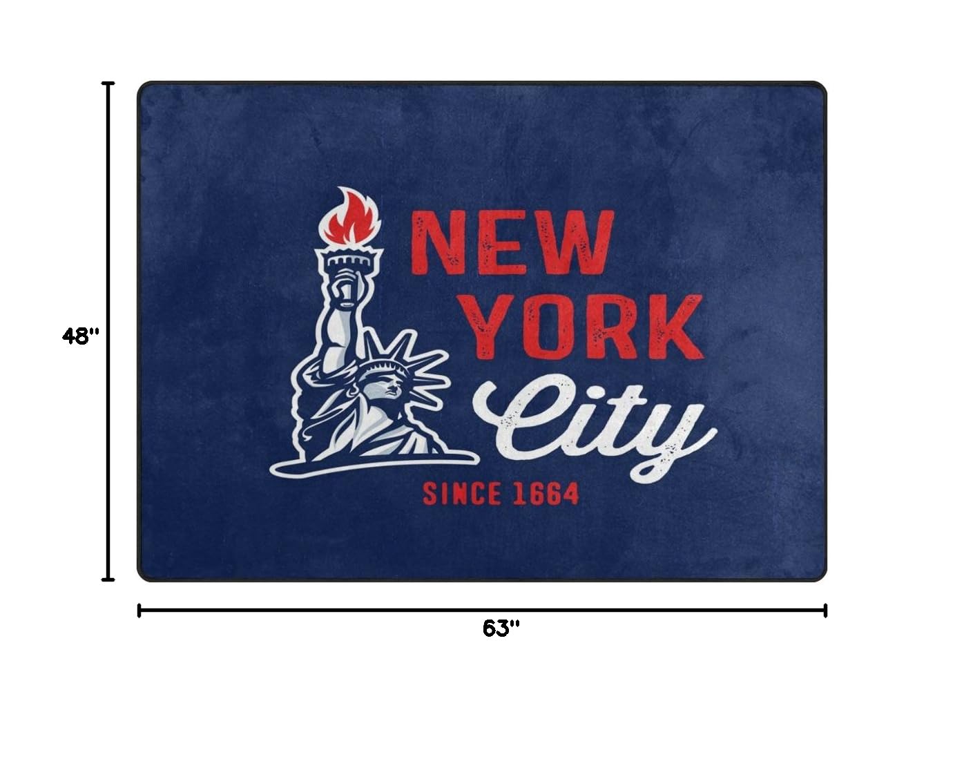 ALAZA New York City Statue of Liberty Area Rug - 5'3