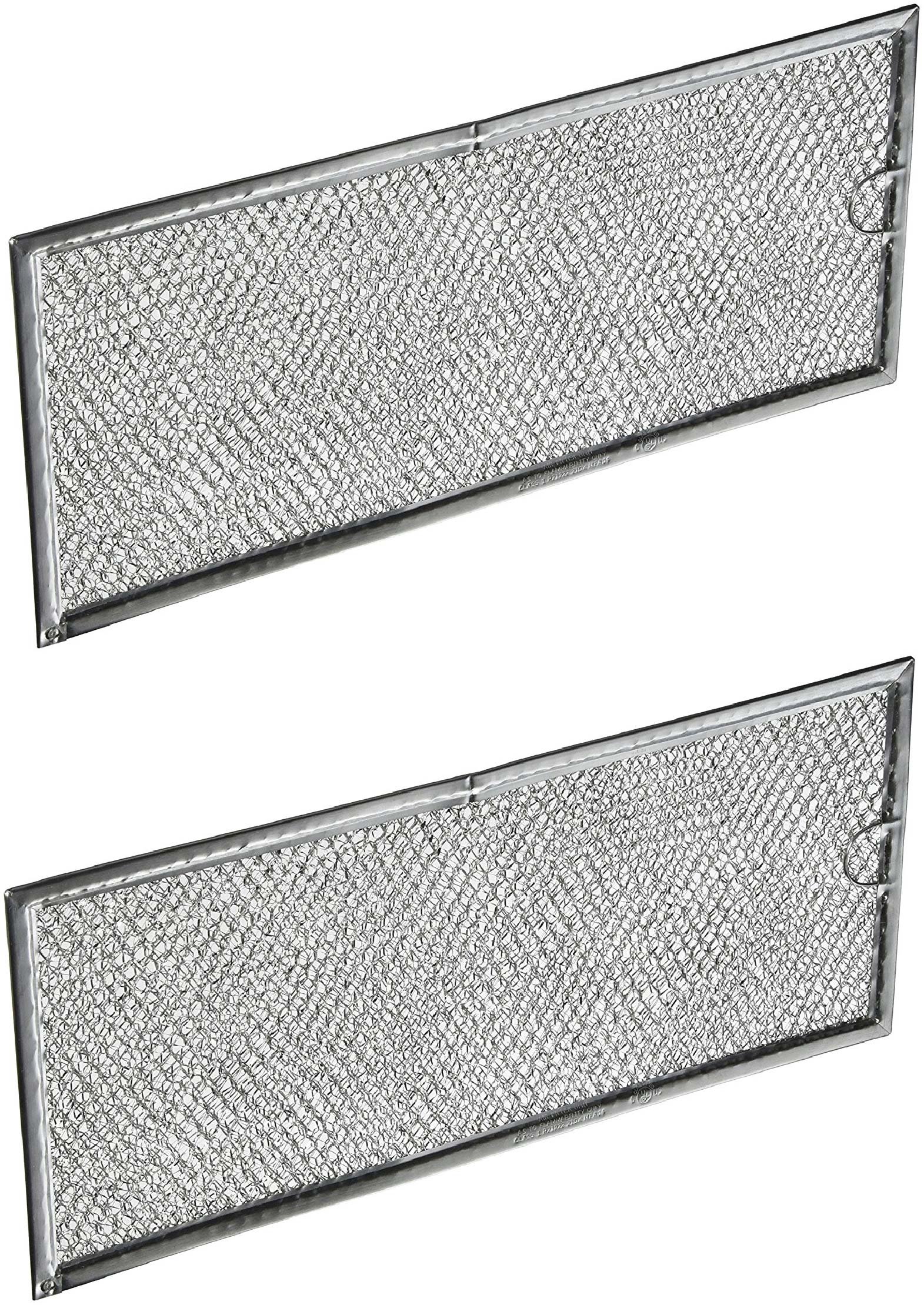 Nispira 2-Pack Air Grease Microwave Filter - Compatible with Samsung DE63-00196A - Replacement for Grease & Odor Removal - Perfect for Kitchen, Restaurant & Home Use