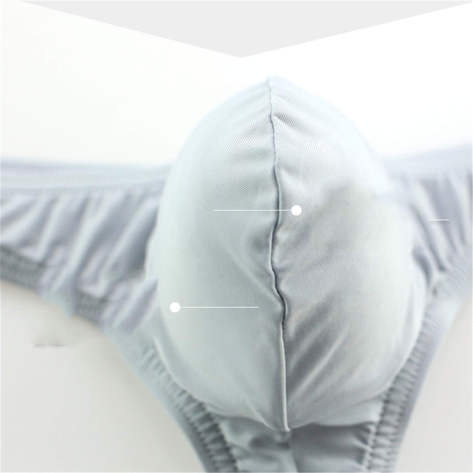 Andongnywell 5-Pack Men's Sexy Thong Underwear - Low Rise Bikini T-Back G-String Briefs for Comfort & Style - Perfect for Lingerie, Swimwear, and Intimate Moments