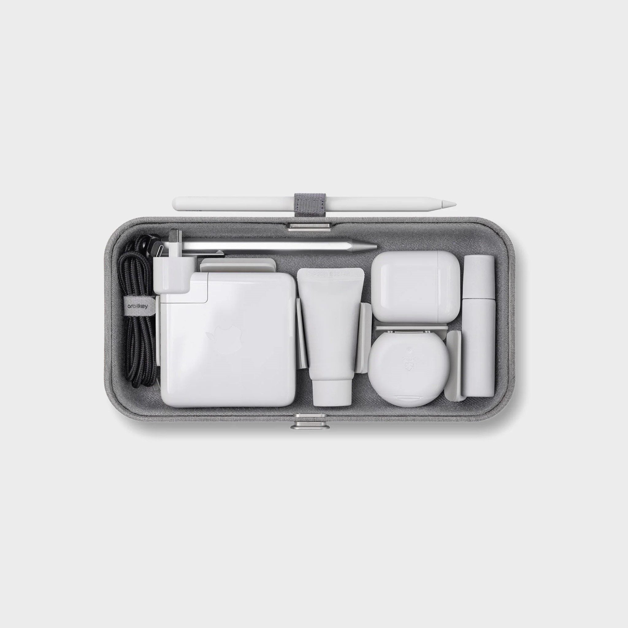 ORBITKEY Nest V2 Organizer - Compact Leather Desk Accessory for Keys, Cards & Small Essentials | Home Office & Travel Storage Solution