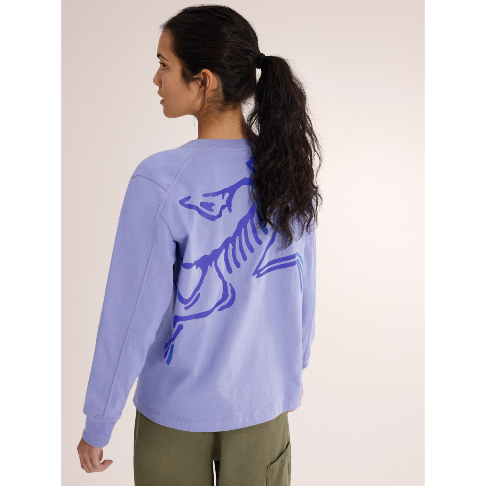 Arc'teryx Women's Kragg Cotton Long Sleeve Crew Neck Shirt - Breathable Hiking & Outdoor Activewear for Climbing, Camping & Travel